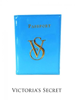 VCHB-201*VICTORIA'S SECRET PASSPORT CASE (BLUE)